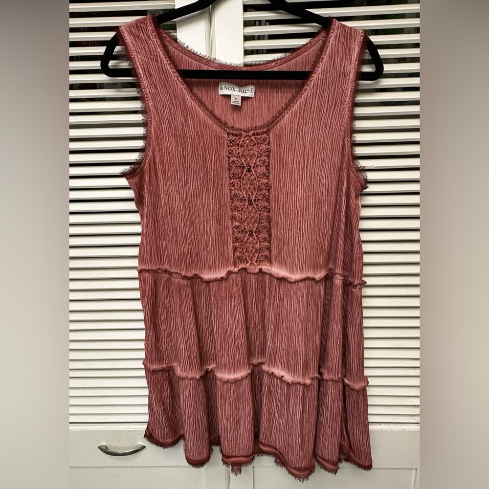 Knox Rose Sleeveless Tunic/Mini Dress Size Small